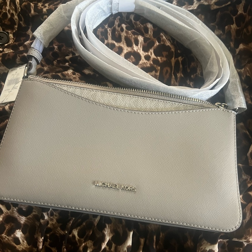 Michael Kors Women's Grey Crossbody NWT